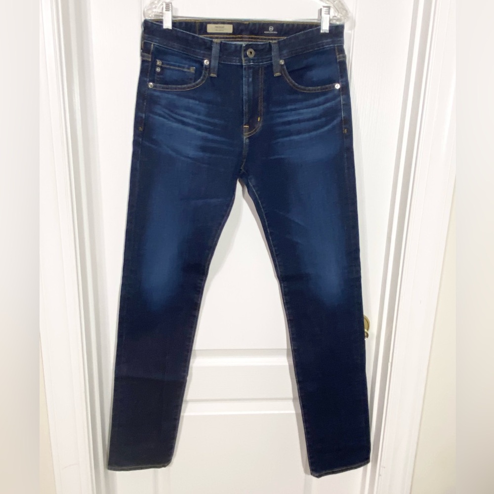 AG Adriano Goldschmied Men's Skinny Jeans - Dark Blue 32x34